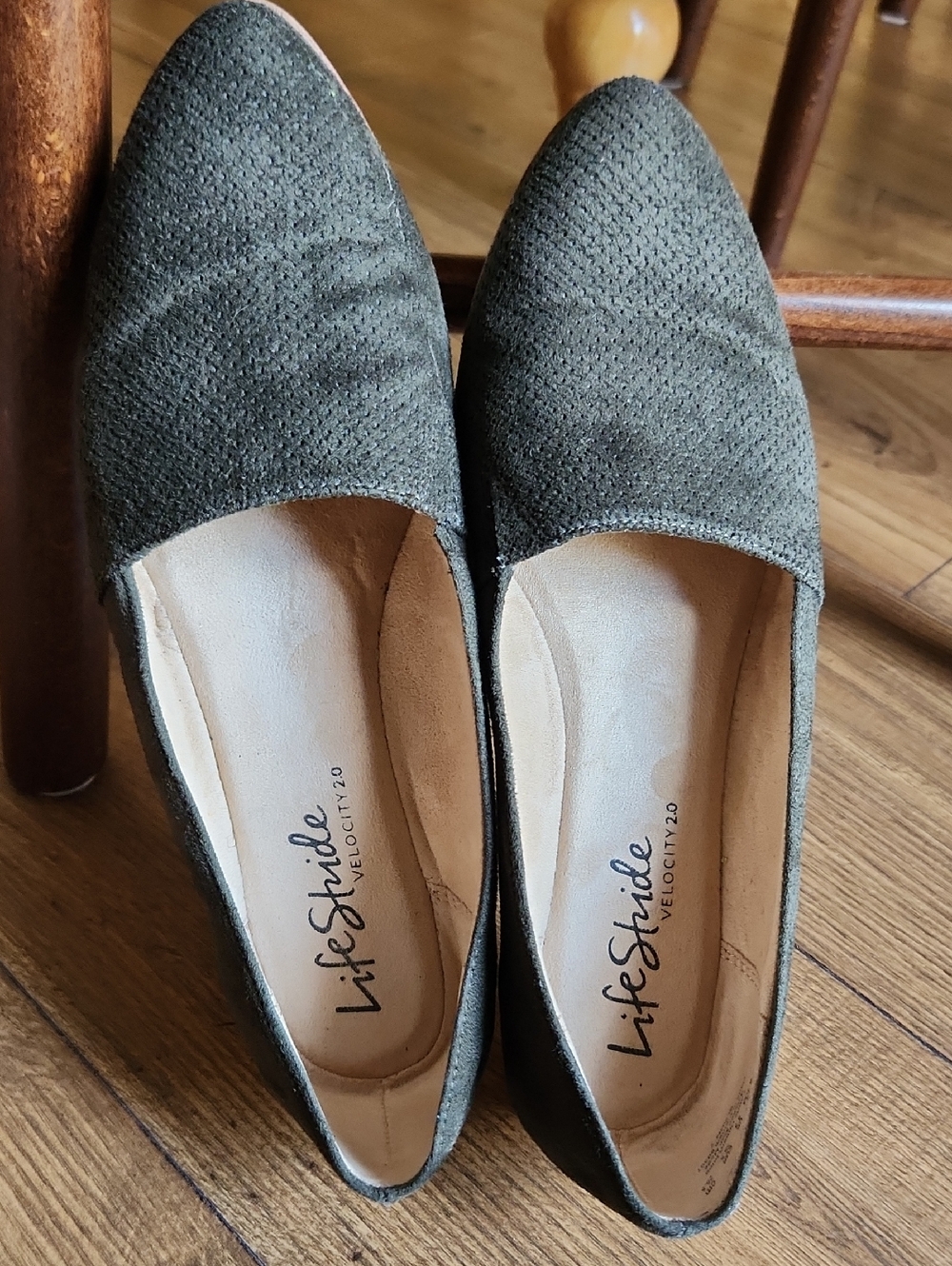 Life Stride Suede Flats